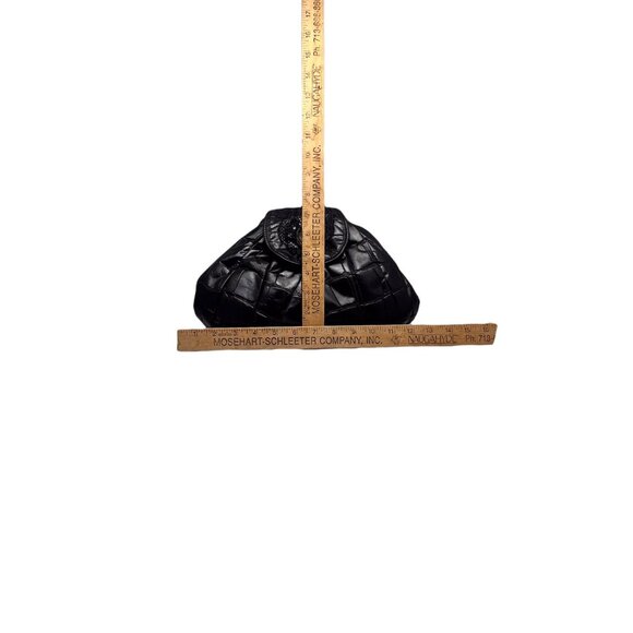 Vintage Park Avenue International Crossbody Clutch Genuine Crinkled Leather Bag - Picture 8 of 12